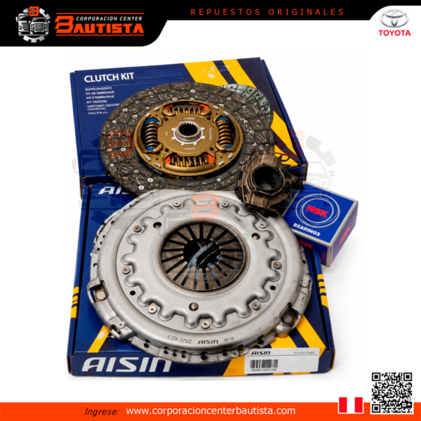 Kit-de-embrague-reforzado-AISIN-toyota-hilux-4x4-corporacion-center-bautista-lima-peru Kit de embrague reforzado AISIN